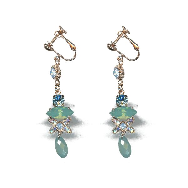 Earrings By Mariana Woman Pacific Opal and Paradise Shine Swarovski Crystals