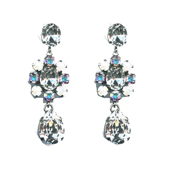 Earrings By Mariana Woman Beautiful Clear Swarovski Crystals