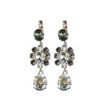 Earrings By Mariana Woman Classic Clear and AB and Silver Night Swarovski Crystals - Image 2