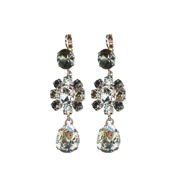 Earrings By Mariana Woman Classic Clear and AB and Silver Night Swarovski Crystals
