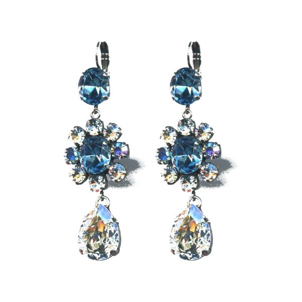 Earrings By Mariana Woman Modern Crystal Tabac Swarovski Crystals