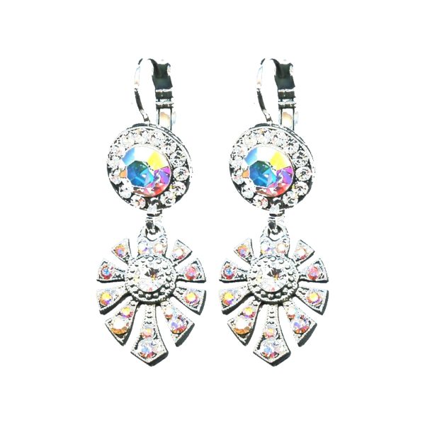 Earrings By Mariana Woman Dazzling AB and Clear Swarovski Crystals