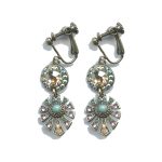 Earrings By Mariana Woman Radiant Amethyst and Citrine Swarovski Crystals - Image 2