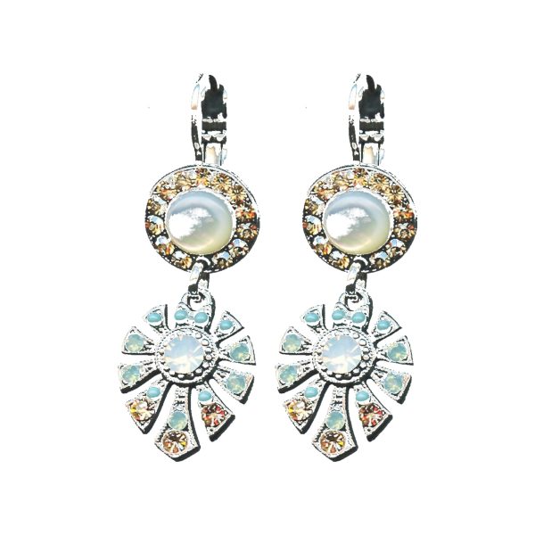 Earrings By Mariana Woman Classic Opal and Turquoise Swarovski Crystals