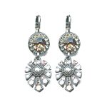 Earrings By Mariana Woman Exquisite Opal and Vintage Rose Swarovski Crystals - Image 2