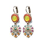 Earrings By Mariana Woman Dazzling Opal and Blues Swarovski Crystals