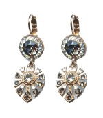 Earrings By Mariana Woman Vibrant Clear and AB and Silver Night Swarovski Crystals - Image 2