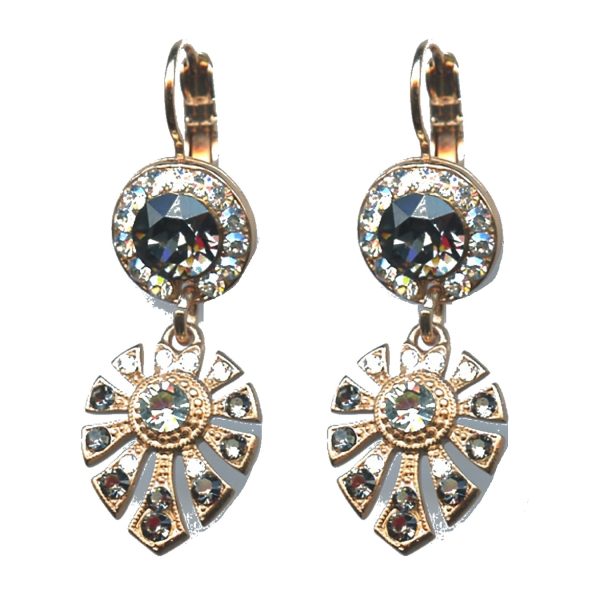 Earrings By Mariana Woman Vibrant Clear and AB and Silver Night Swarovski Crystals