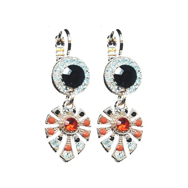 Earrings By Mariana Woman Eye-Catching Pearl and Peridot Swarovski Crystals