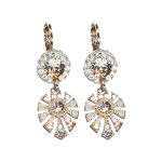 Earrings By Mariana Woman Sophisticated Opal and Clear and Crystal AB Swarovski Crystals