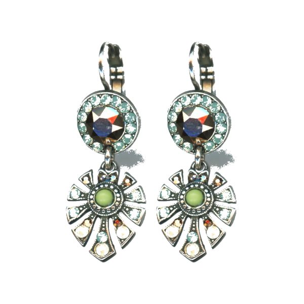 Earrings By Mariana Woman Luxurious Opal and Rose Gold Swarovski Crystals
