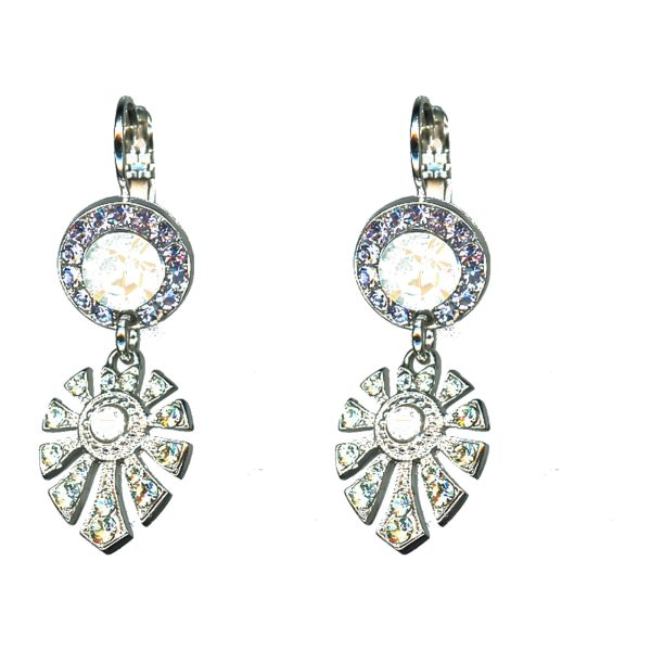 Earrings By Mariana Woman Luminous Peridot and Seafoam Swarovski Crystals