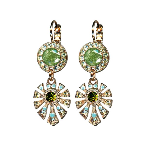 Earrings By Mariana Woman Delicate Opal and Ocean Delite Swarovski Crystals