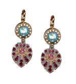 Earrings By Mariana Woman Romantic Pearl and Rose Swarovski Crystals