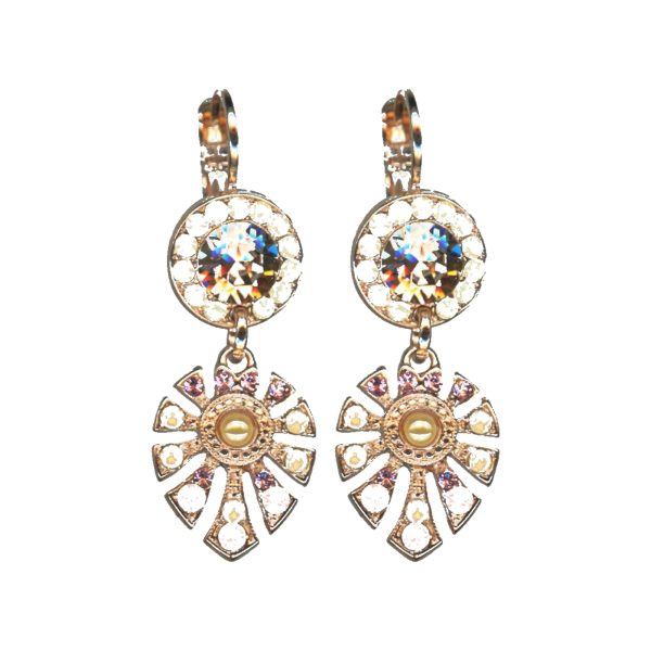 Earrings By Mariana Woman Timeless Opal and Rose Delite Swarovski Crystals