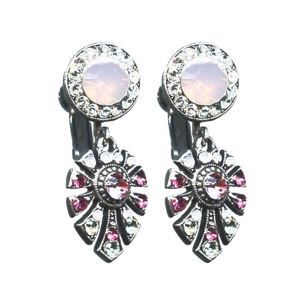 Earrings By Mariana Woman Timeless Opal and Rose Swarovski Crystals