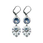 Earrings By Mariana Woman Modern Aquamarine Swarovski Crystals