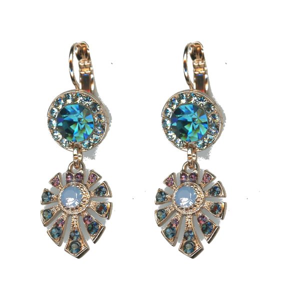 Earrings By Mariana Woman Exquisite Opal and Zirkon Swarovski Crystals