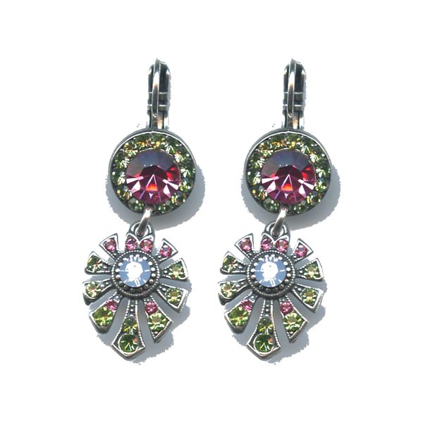 Earrings By Mariana Woman Captivating Peridot Swarovski Crystals
