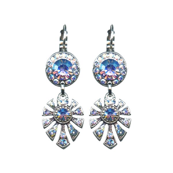 Earrings By Mariana Woman Lovely Sappire and AB Swarovski Crystals