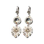 Earrings By Mariana Woman Chic Bl.Diamond Swarovski Crystals