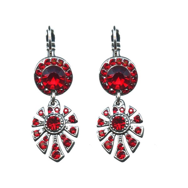 Earrings By Mariana Woman Charming Light Siam Swarovski Crystals