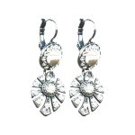 Earrings By Mariana Woman Contemporary Pearl and Crystal Swarovski Crystals - Image 2