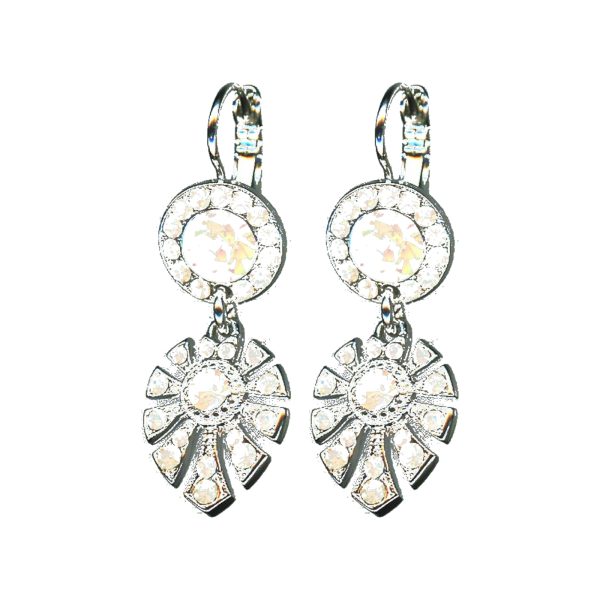 Earrings By Mariana Woman Timeless Opal Swarovski Crystals