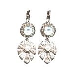 Earrings By Mariana Woman Glamorous AB and Turq Swarovski Crystals - Image 2