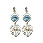 Earrings By Mariana Woman Beautiful Turquoise Swarovski Crystals