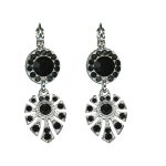 Earrings By Mariana Woman Lovely Jet Swarovski Crystals