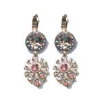 Earrings By Mariana Woman Dazzling Vintage rose Swarovski Crystals