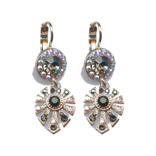 Earrings By Mariana Woman Stunning Navy Blue and Royal Blue Swarovski Crystals