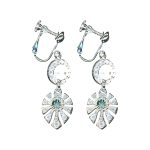 Earrings By Mariana Woman Beautiful Opal and Blue Zircon Swarovski Crystals