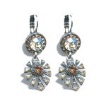 Earrings By Mariana Woman Delicate Opal and Light Colorado Topaz Swarovski Crystals