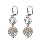Earrings By Mariana Woman Stylish Turquoise Swarovski Crystals - Image 2