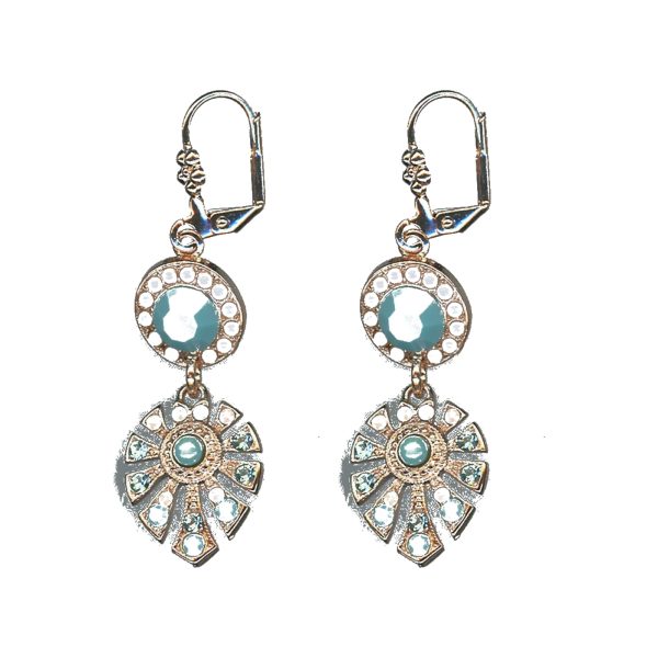 Earrings By Mariana Woman Stylish Turquoise Swarovski Crystals