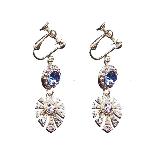 Earrings By Mariana Woman Striking Tanzanite Swarovski Crystals
