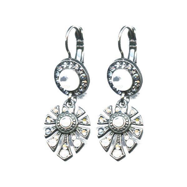 Earrings By Mariana Woman Contemporary Opal and Shell Swarovski Crystals