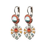 Earrings By Mariana Woman Modern Turquoise and Blues Swarovski Crystals - Image 2