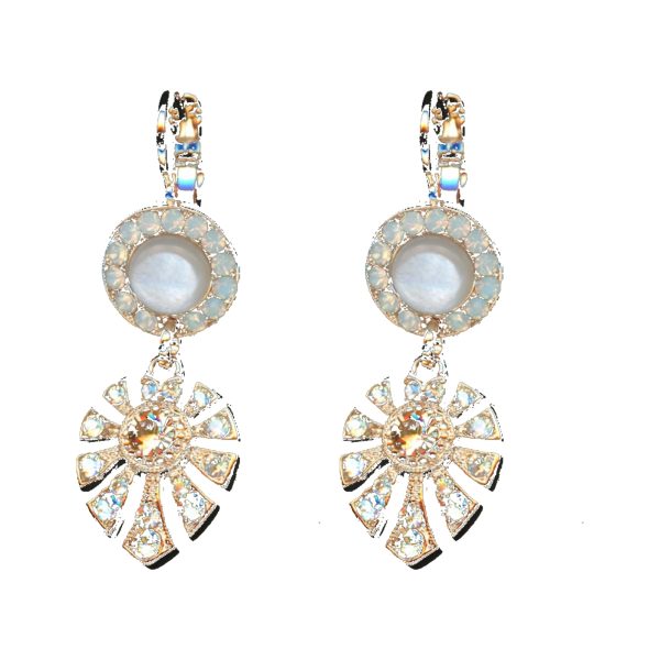 Earrings By Mariana Woman Beautiful Opal Swarovski Crystals