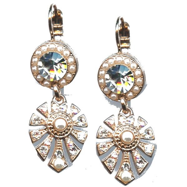 Earrings By Mariana Woman Chic Pearl Swarovski Crystals