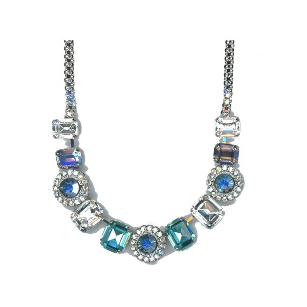 Necklace By Mariana Woman Chic Crystal Tabac Swarovski Crystals
