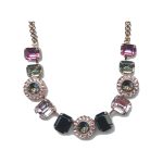 Necklace By Mariana Woman Timeless Dk.Olive Swarovski Crystals