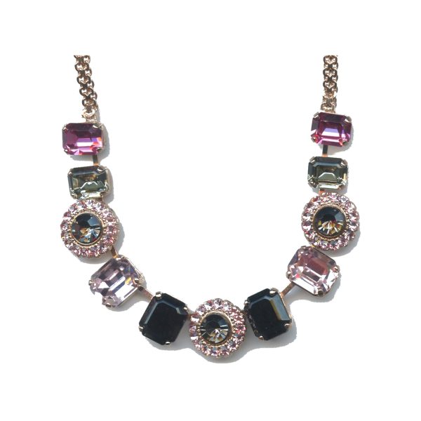 Necklace By Mariana Woman Timeless Dk.Olive Swarovski Crystals