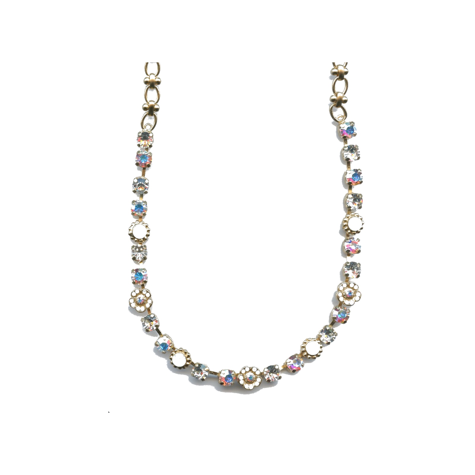 N-3504-2-001-SP Necklace By Mariana Woman Modern Clear Swarovski Crystals - Image 1