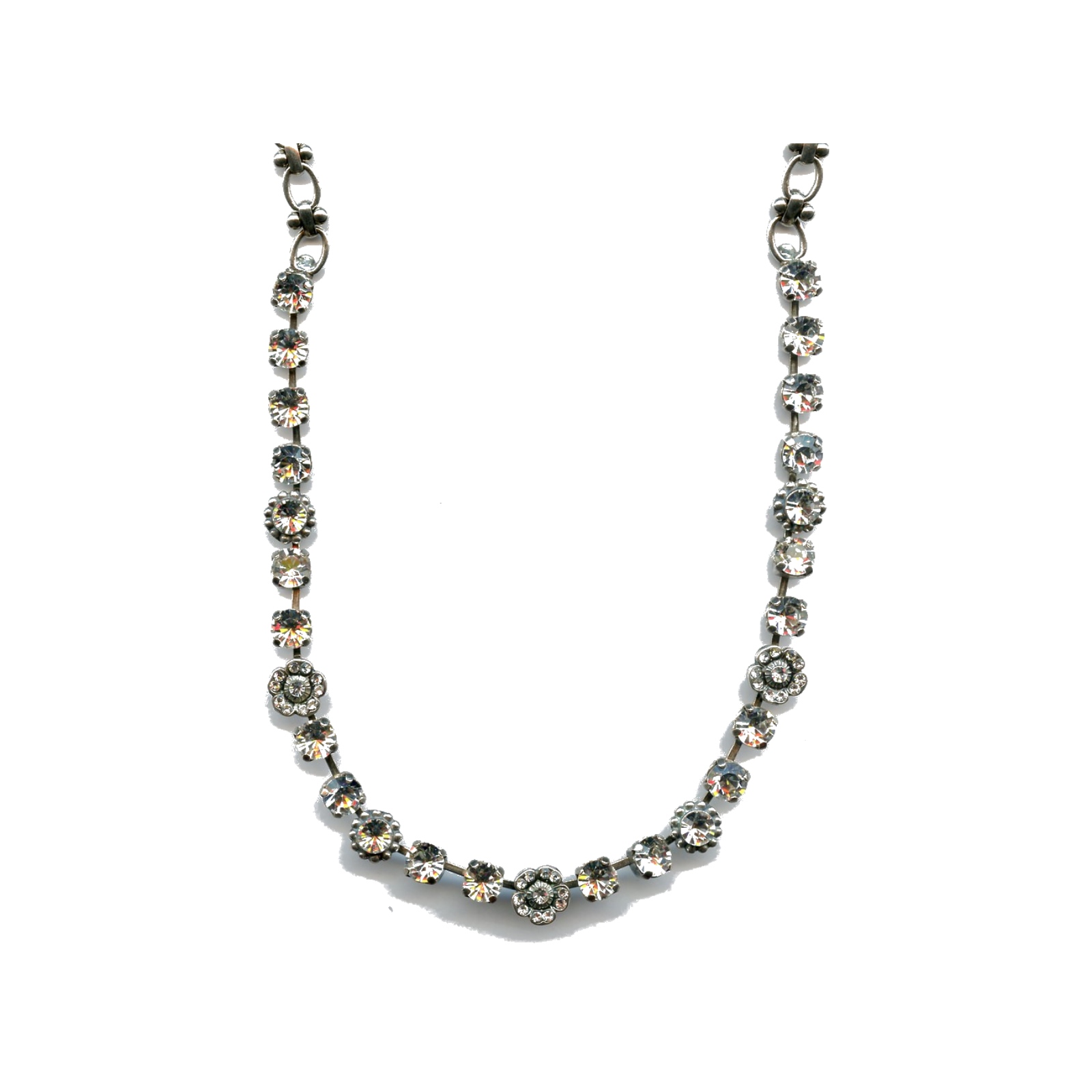 N-3504-2-001001-SP Necklace By Mariana Woman Contemporary Clear Swarovski Crystals - Image 1