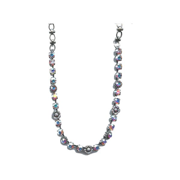 Necklace By Mariana Woman Fashionable Crystal AB Swarovski Crystals