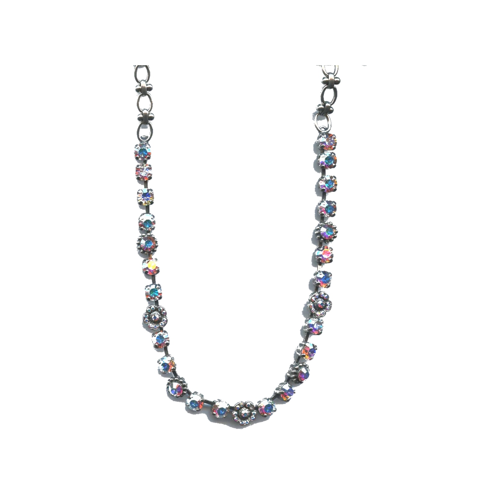 N-3504-2-001AB-SP Necklace By Mariana Woman Fashionable Crystal AB Swarovski Crystals - Image 1