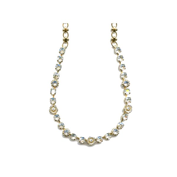 Necklace By Mariana Woman Charming Clear and Moonlight Swarovski Crystals